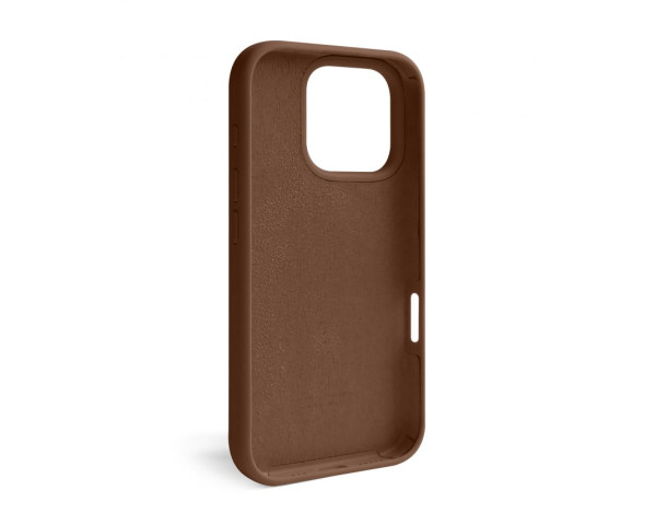 Чохол Full Silicone Case для Apple iPhone 16 Pro dark brown (75)