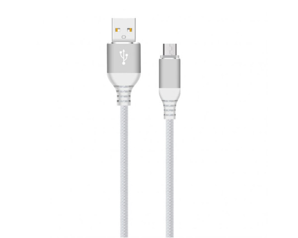 Кабель USB WALKER C560 Micro white