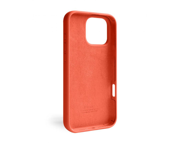Чехол Full Silicone Case для Apple iPhone 16 Pro Max apricot (02)
