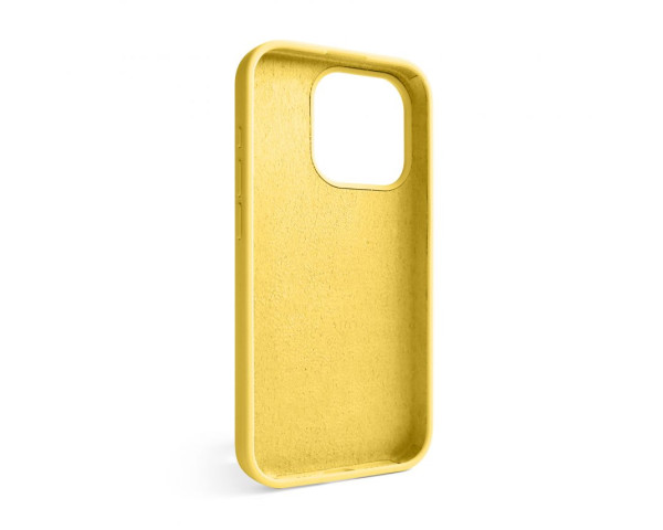 Чехол Full Silicone Case для Apple iPhone 16 Pro Max yellow (04) (без логотипа)