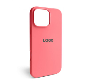 Чехол Full Silicone Case для Apple iPhone 16 Pro Max watermelon pink (52)