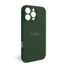 Чехол Full Silicone Case для Apple iPhone 16 Pro Max atrovirens (54) закрытая камера