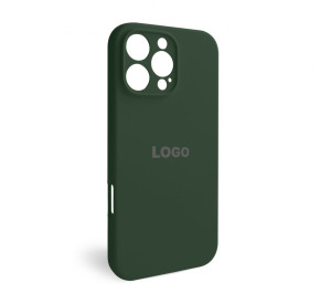 Чехол Full Silicone Case для Apple iPhone 16 Pro Max atrovirens (54) закрытая камера
