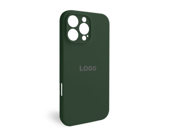 Чехол Full Silicone Case для Apple iPhone 16 Pro Max atrovirens (54) закрытая камера