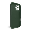 Чехол Full Silicone Case для Apple iPhone 16 Pro Max atrovirens (54) закрытая камера