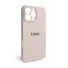 Чохол Full Silicone Case для Apple iPhone 16 Pro Max grey pink (73) закрита камера