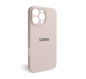 Чехол Full Silicone Case для Apple iPhone 16 Pro Max grey pink (73) закрытая камера