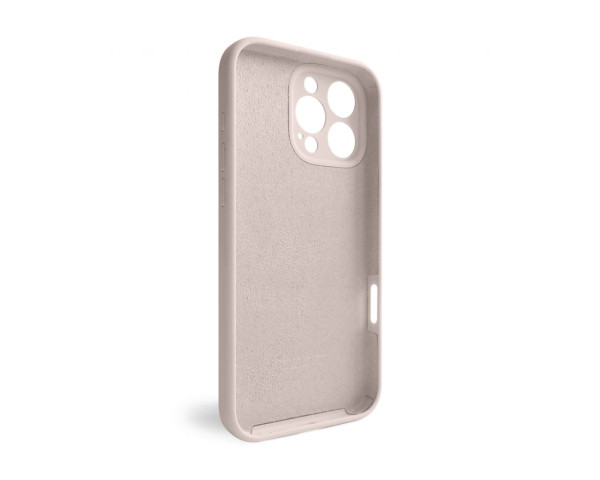 Чохол Full Silicone Case для Apple iPhone 16 Pro Max grey pink (73) закрита камера