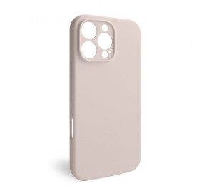 Чехол Full Silicone Case для Apple iPhone 16 Pro Max grey pink (73) закрытая камера (без логотипа)