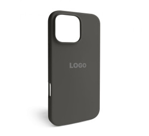 Чохол Full Silicone Case для Apple iPhone 16 Pro Max titanium grey (74)