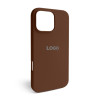 Чохол Full Silicone Case для Apple iPhone 16 Pro Max dark brown (75)