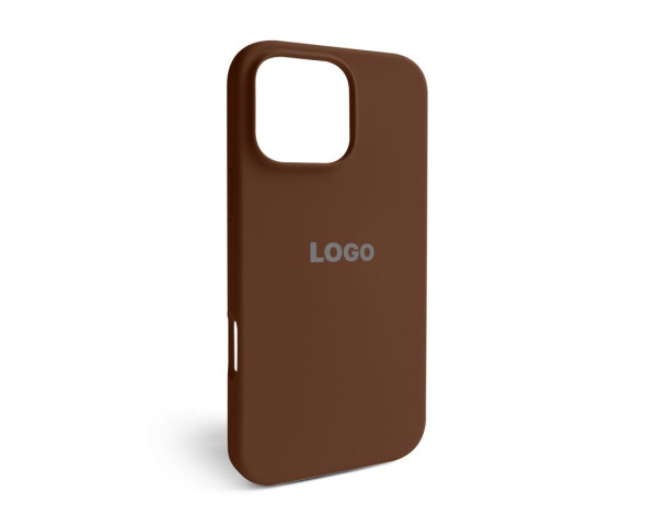Чохол Full Silicone Case для Apple iPhone 16 Pro Max dark brown (75)