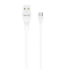 Кабель USB WALKER C565 Micro white