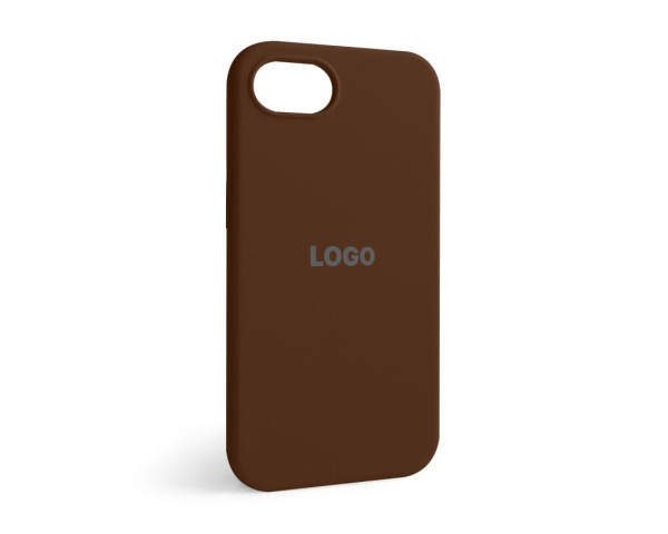 Чохол Full Silicone Case для Apple iPhone 16e dark brown (75)