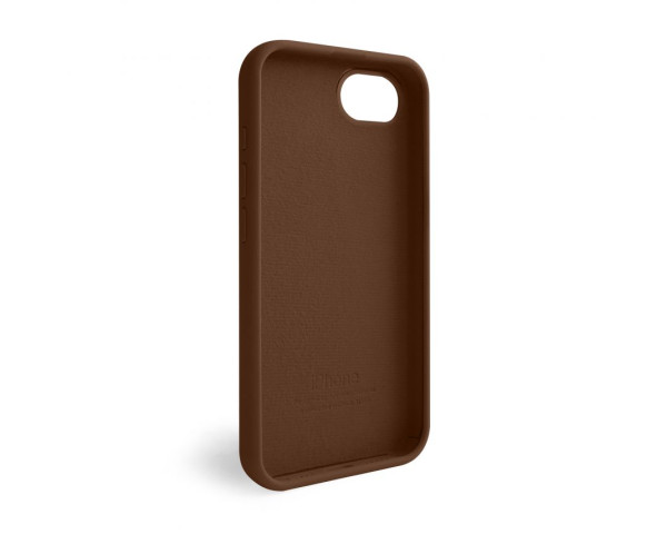 Чохол Full Silicone Case для Apple iPhone 16e dark brown (75)