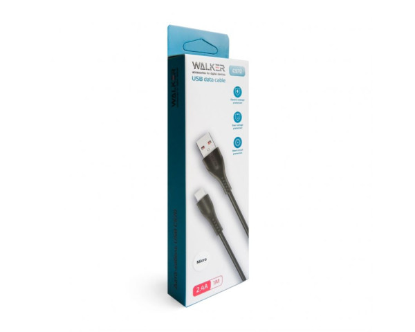Кабель USB WALKER C570 Lightning white