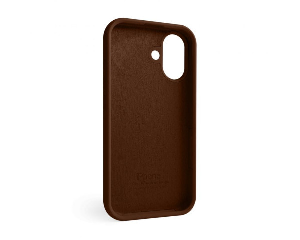 Чохол Full Silicone Case для Apple iPhone 17 dark brown (75)