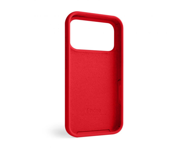 Чохол Full Silicone Case для Apple iPhone 17 Pro red (14)