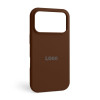Чохол Full Silicone Case для Apple iPhone 17 Pro dark brown (75)