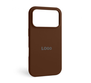 Чохол Full Silicone Case для Apple iPhone 17 Pro dark brown (75)