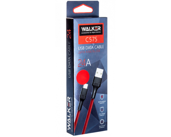 Кабель USB WALKER C575 Type-C black