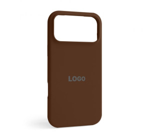 Чохол Full Silicone Case для Apple iPhone 17 Pro Max dark brown (75)