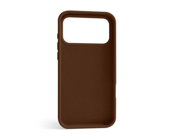Чохол Full Silicone Case для Apple iPhone 17 Pro Max dark brown (75)