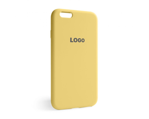 Чехол Full Silicone Case для Apple iPhone 6, 6s yellow (04)