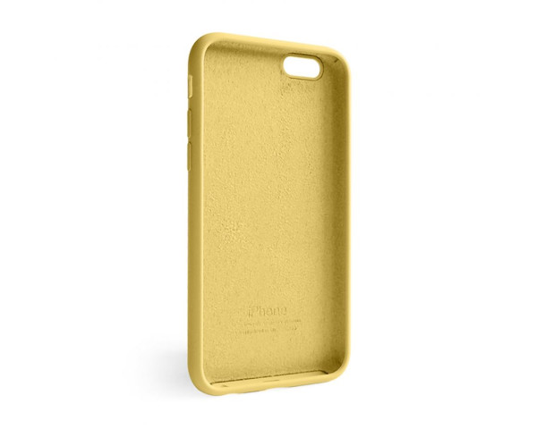 Чехол Full Silicone Case для Apple iPhone 6, 6s yellow (04)