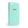 Чохол Full Silicone Case для Apple iPhone 6, 6s sea blue (21)