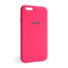 Чехол Full Silicone Case для Apple iPhone 6, 6s shiny pink (38)