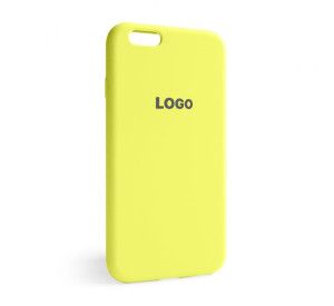 Чохол Full Silicone Case для Apple iPhone 6, 6s flash lime (41)