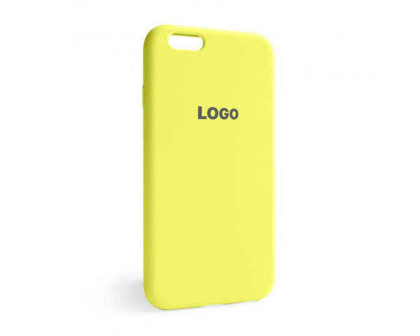Чохол Full Silicone Case для Apple iPhone 6, 6s flash lime (41)