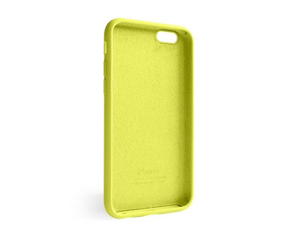 Чохол Full Silicone Case для Apple iPhone 6, 6s flash lime (41)