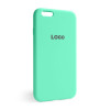 Чохол Full Silicone Case для Apple iPhone 6, 6s mint (47)
