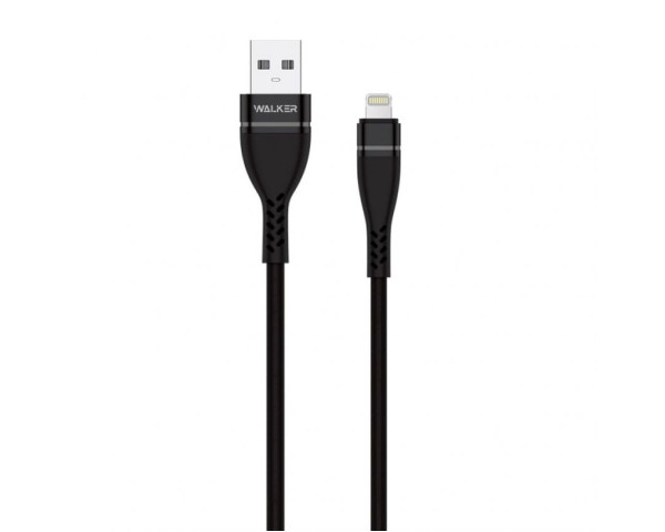 Кабель USB WALKER C580 Lightning black