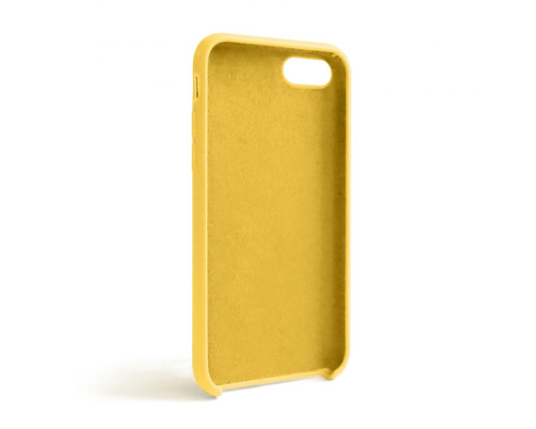 Чохол Full Silicone Case для Apple iPhone 7, 8, SE 2020 yellow (04) (без логотипу)