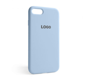 Чехол Full Silicone Case для Apple iPhone 7, 8, SE 2020 light blue (05)