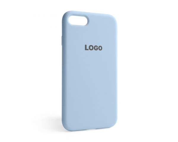 Чехол Full Silicone Case для Apple iPhone 7, 8, SE 2020 light blue (05)