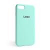 Чехол Full Silicone Case для Apple iPhone 7, 8, SE 2020 sea blue (21)