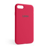 Чехол Full Silicone Case для Apple iPhone 7, 8, SE 2020 rose red (37)