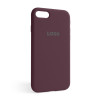 Чехол Full Silicone Case для Apple iPhone 7, 8, SE 2020 maroon (42)