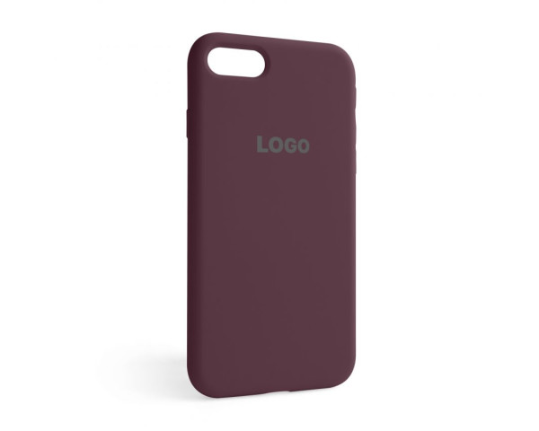 Чехол Full Silicone Case для Apple iPhone 7, 8, SE 2020 maroon (42)