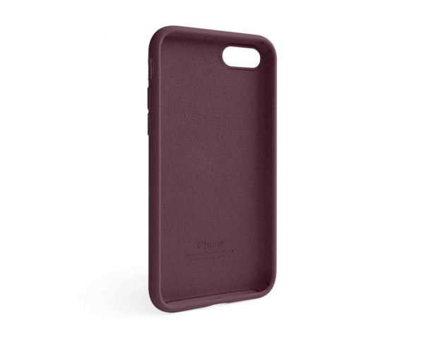 Чехол Full Silicone Case для Apple iPhone 7, 8, SE 2020 maroon (42)