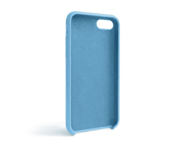 Чехол Full Silicone Case для Apple iPhone 7, 8, SE 2020 cornflower (53) (без логотипа)