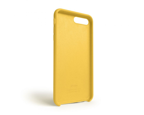 Чехол Full Silicone Case для Apple iPhone 7 Plus, 8 Plus yellow (04) (без логотипа)