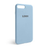 Чохол Full Silicone Case для Apple iPhone 7 Plus, 8 Plus light blue (05)