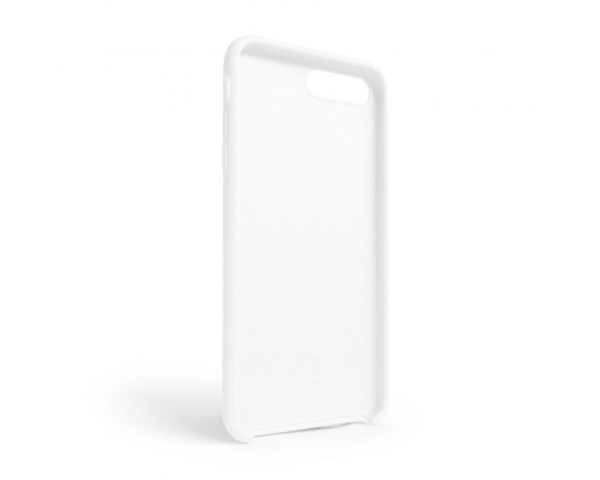Чехол Full Silicone Case для Apple iPhone 7 Plus, 8 Plus white (09) (без логотипа)