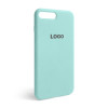 Чохол Full Silicone Case для Apple iPhone 7 Plus, 8 Plus sea blue (21)