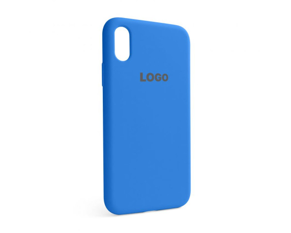 Чохол Full Silicone Case для Apple iPhone X, Xs royal blue (03)